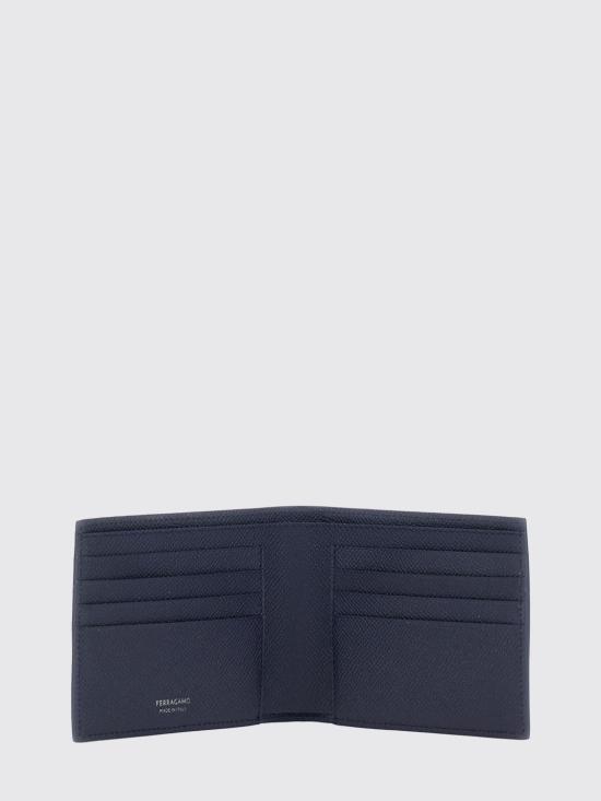 26FW 살바토레 페라가모 간치니 반지갑 661457 796683 008 Navy - SALVATORE FERRAGAMO