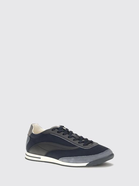 26FW 브루넬로 쿠치넬리 스니커즈 MZUGNIA357 CBJ62 Blue - BRUNELLO CUCINELLI