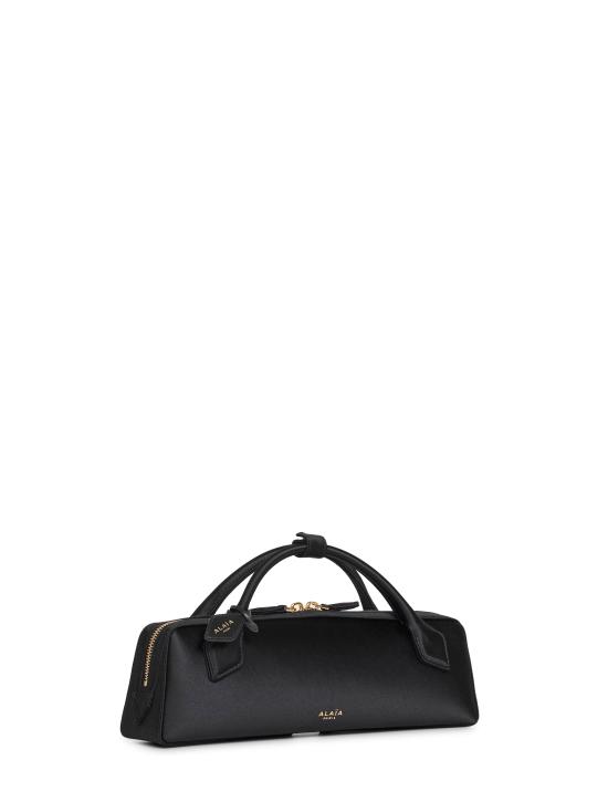 26FW 알라이아 르 테켈 스웨이드 고트스킨 클러치 AA1S06026A024 999 BLACK - ALAIA