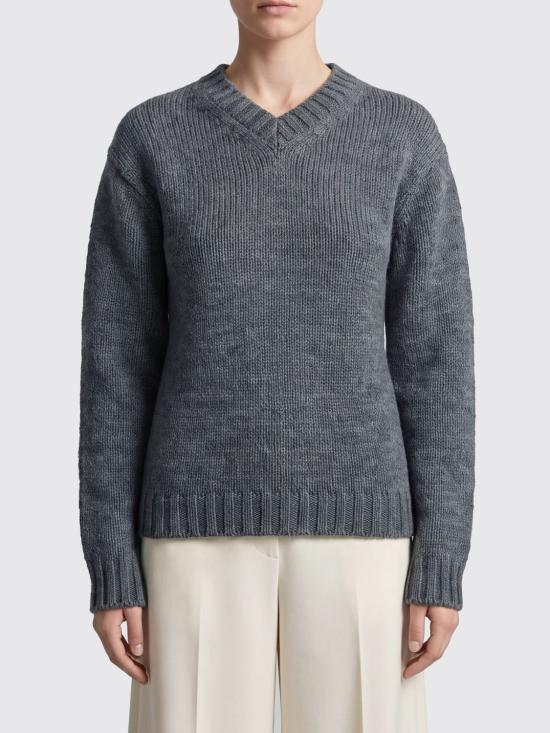 26FW 질샌더 스웨터 J02GP0259J14866 034 Grey