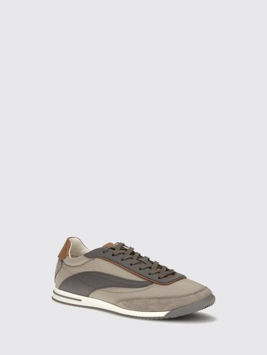 26FW 브루넬로 쿠치넬리 스니커즈 MZUMNGA357 CHC90 Kaki - BRUNELLO CUCINELLI