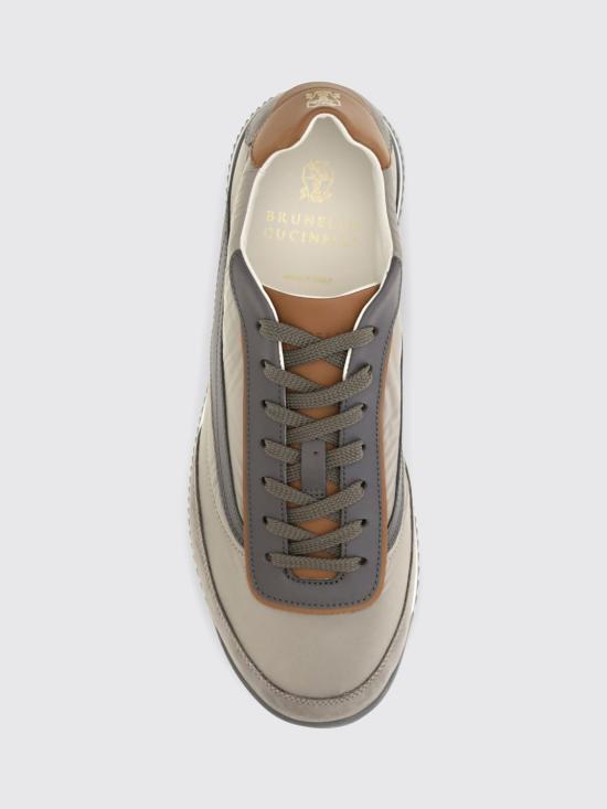 26FW 브루넬로 쿠치넬리 스니커즈 MZUMNGA357 CHC90 Kaki - BRUNELLO CUCINELLI