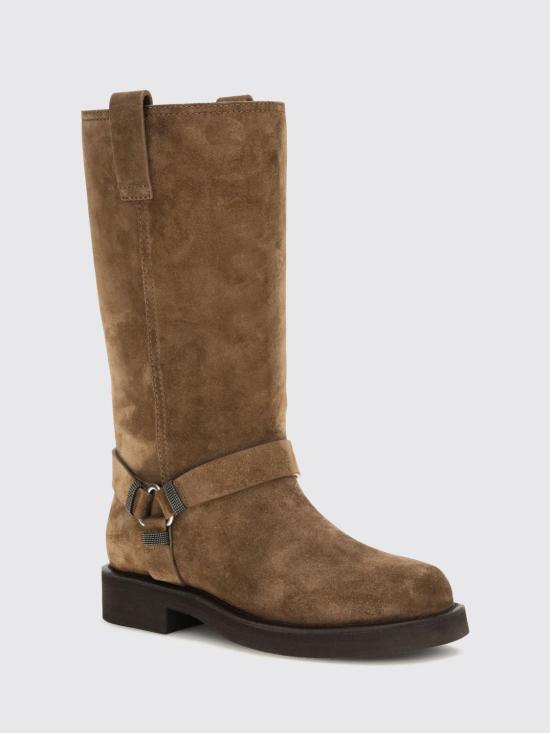 26FW 브루넬로 쿠치넬리 부츠 MZSFG3408 C9773 Brown - BRUNELLO CUCINELLI