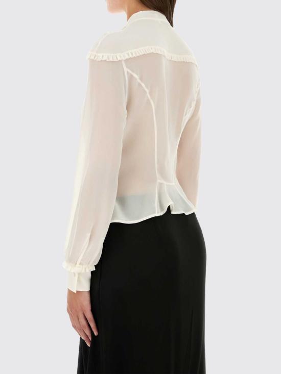 26FW 알렉산더 맥퀸 블라우스 865417QBADS 9015 Ivory - ALEXANDER MCQUEEN