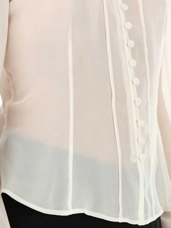 26FW 알렉산더 맥퀸 블라우스 865417QBADS 9015 Ivory - ALEXANDER MCQUEEN