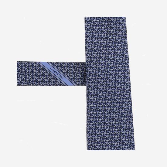 26FW 살바토레 페라가모 넥타이 351441 NAVY