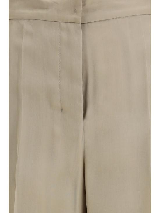 26SS 막스마라 Mxeolivi 실크 오간자 레이어드 팬츠 2611131044600 BEIGE - MAX MARA