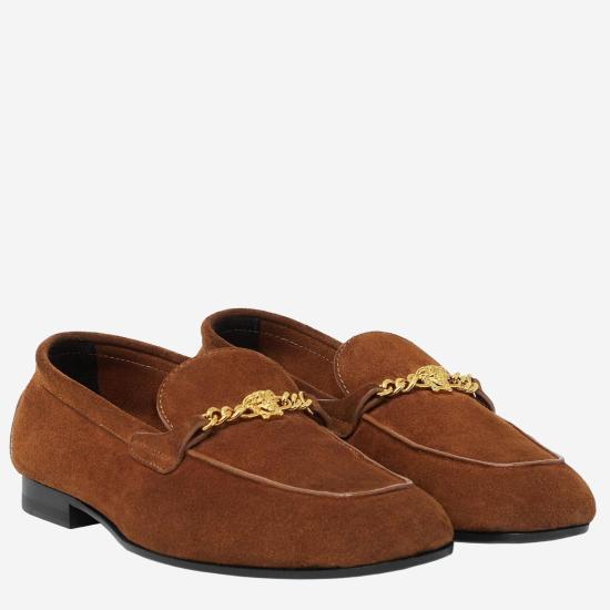 26SS 베르사체 플랫 슈즈 1023348 BROWN - VERSACE