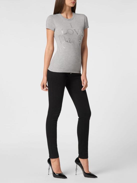 26SS 필립 플레인 반팔 티셔츠 UADCWTK3551PJY002N 10 Grey - PHILIPP PLEIN