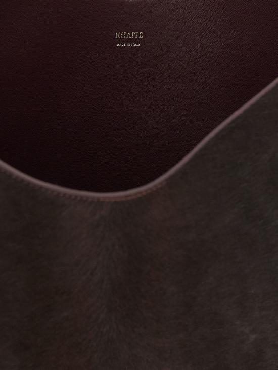 26FW 케이트 스몰 로터스 토트백 H2043978 585 Burgundy - KHAITE
