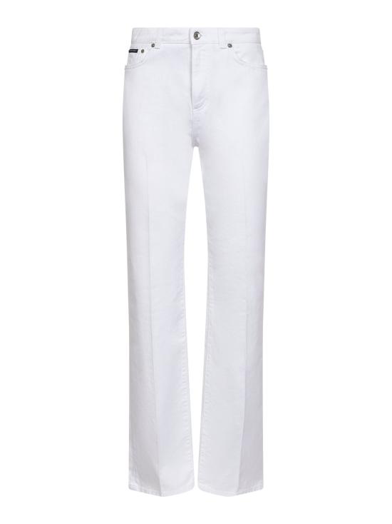 26SS 돌체앤가바나 5포켓 스트레치 데님 트라우저 FTC69DG8OT6S9001 WHITE