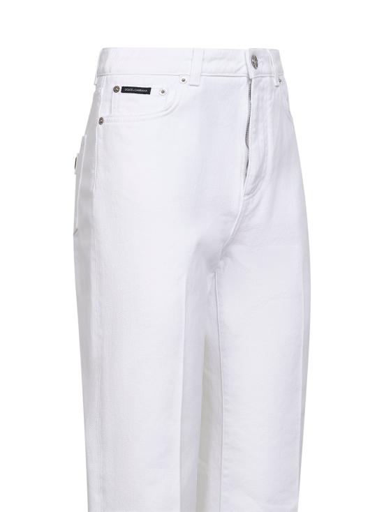 26SS 돌체앤가바나 5포켓 스트레치 데님 트라우저 FTC69DG8OT6S9001 WHITE - DOLCE & GABBANA