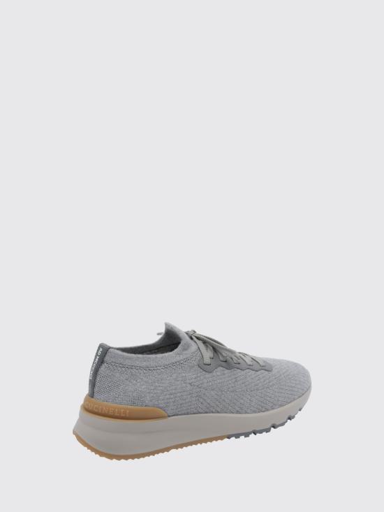 26FW 브루넬로 쿠치넬리 스니커즈 MZUWLBO253 CYM46 Grey 1 - BRUNELLO CUCINELLI
