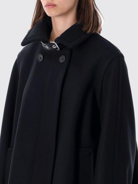 26FW 랑방 코트 CO00224724 10 Black - LANVIN