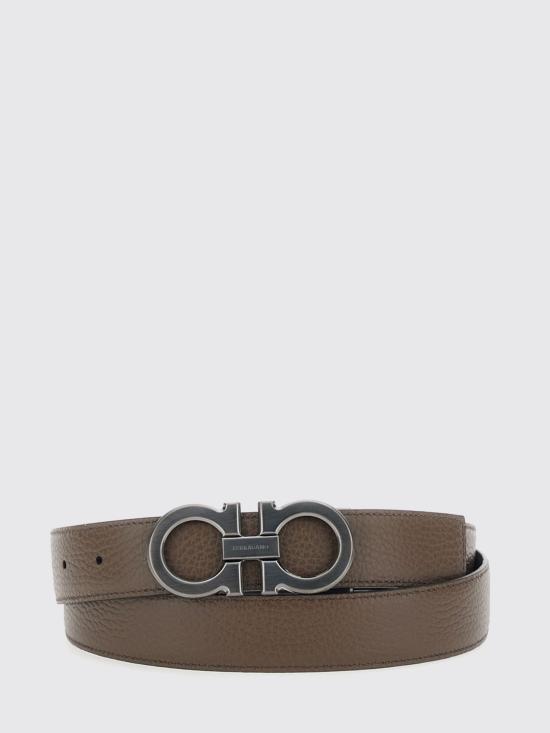 26FW 살바토레 페라가모 간치니 리버시블 레더 벨트 670428 780486 Black - SALVATORE FERRAGAMO