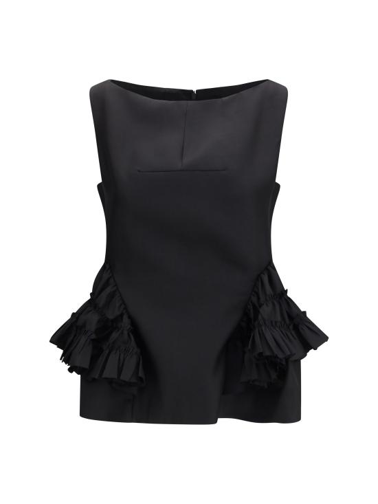 26SS 드리스 반 노튼 블라우스 2610107073305 BLACK