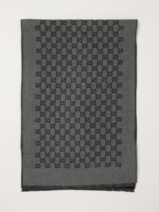26FW 구찌 GG 자카드 울 머플러 3912464G200 1160 Grey