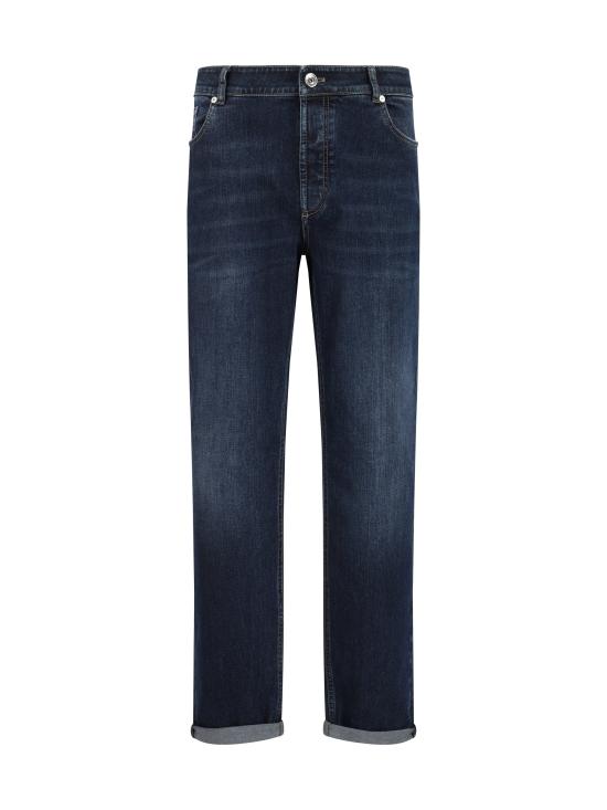 26FW 브루넬로 쿠치넬리 라이트웨이트 데님 팬츠 M283PD3210 NAVY