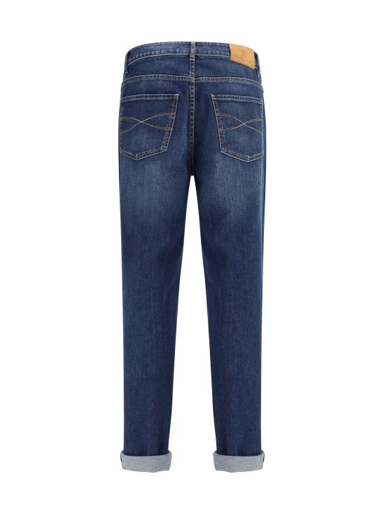 26FW 브루넬로 쿠치넬리 라이트웨이트 데님 팬츠 M283PD3210 NAVY - BRUNELLO CUCINELLI