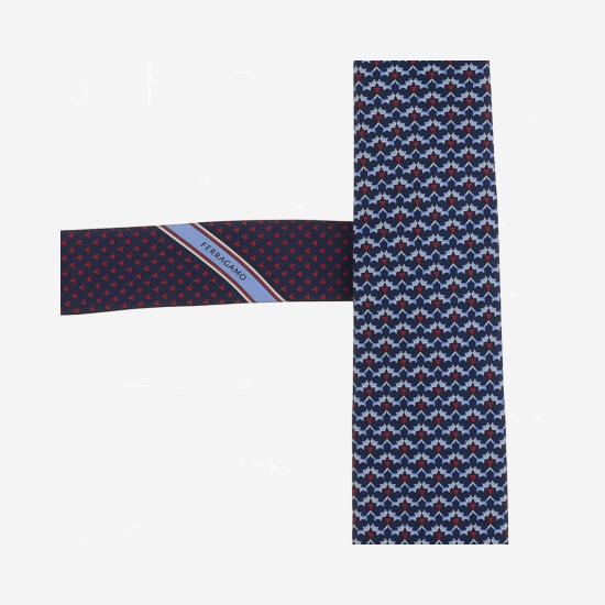 26FW 살바토레 페라가모 넥타이 351389 NAVY - SALVATORE FERRAGAMO