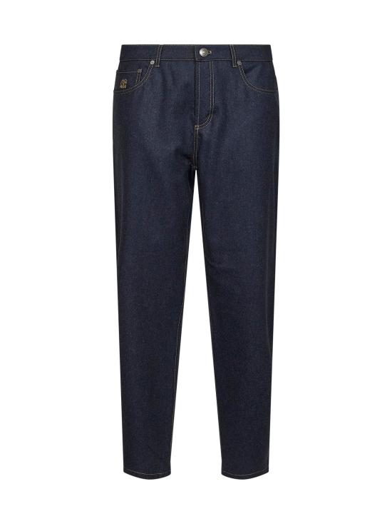 26FW 브루넬로 쿠치넬리 팬츠 M038PF1012 CDL36 BLUE