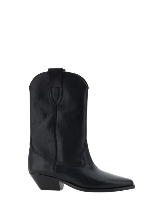 26FW 이자벨마랑 두에르토 레더 카우보이 부츠 BO0003FAA3A03S BLACK - ISABEL MARANT