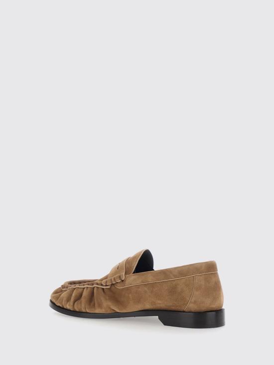 26FW 생로랑 르 로퍼 수플 수에드 A001MM27DTT 9741 Nude - SAINT LAURENT
