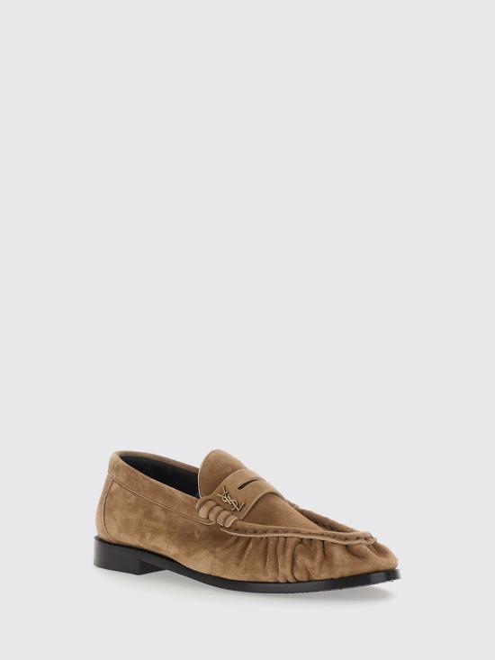 26FW 생로랑 르 로퍼 수플 수에드 A001MM27DTT 9741 Nude - SAINT LAURENT