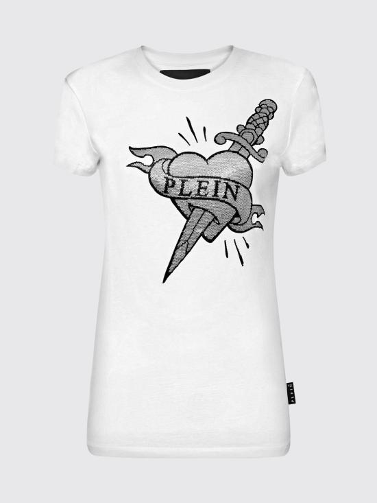 26SS 필립 플레인 반팔 티셔츠 UADCWTK3556PJY002N 01 White - PHILIPP PLEIN