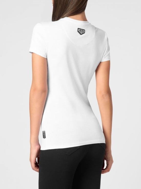 26SS 필립 플레인 반팔 티셔츠 UADCWTK3556PJY002N 01 White - PHILIPP PLEIN