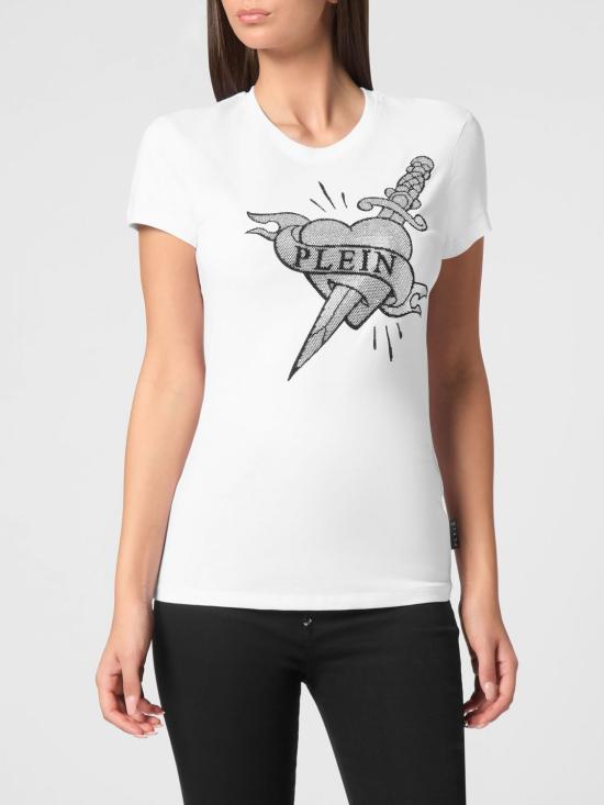 26SS 필립 플레인 반팔 티셔츠 UADCWTK3556PJY002N 01 White