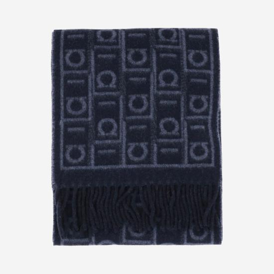 26FW 살바토레 페라가모 머플러/스카프 520125 NAVY - SALVATORE FERRAGAMO