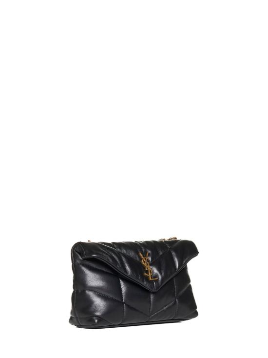 26FW 생로랑 토이 푸퍼 램스킨 숄더백 7593371EL071000 BLACK - SAINT LAURENT