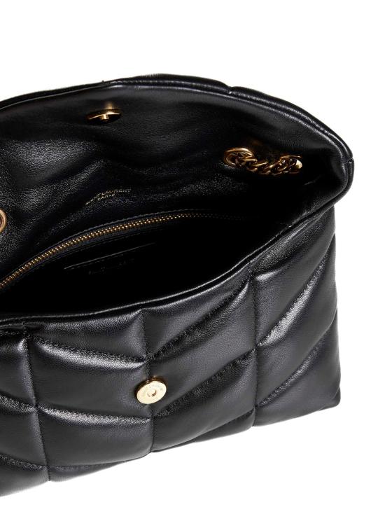26FW 생로랑 토이 푸퍼 램스킨 숄더백 7593371EL071000 BLACK - SAINT LAURENT