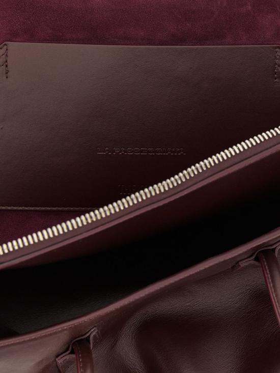 26FW 디 아티코 라 파세지아타 미디엄 탑 핸들 백 250WAH00054LBT019AA 851 Brown - THE ATTICO