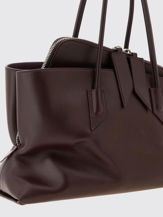 26FW 디 아티코 라 파세지아타 미디엄 탑 핸들 백 250WAH00054LBT019AA 851 Brown - THE ATTICO