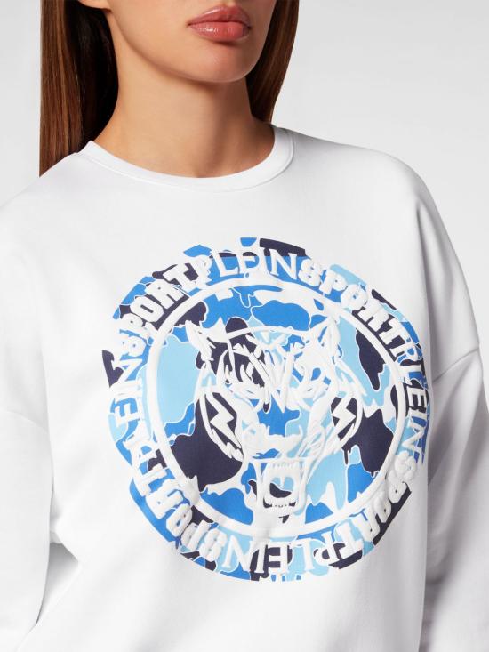 26SS 플레인스포츠 스웨터 PADCWJO0972SJO001N 0107 White - PLEIN SPORT