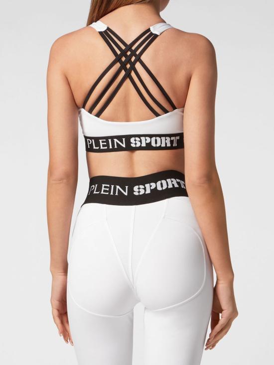26SS 플레인스포츠 탑 PADCWJK0145STE003N 01 White - PLEIN SPORT