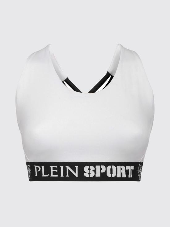 26SS 플레인스포츠 탑 PADCWJK0145STE003N 01 White - PLEIN SPORT