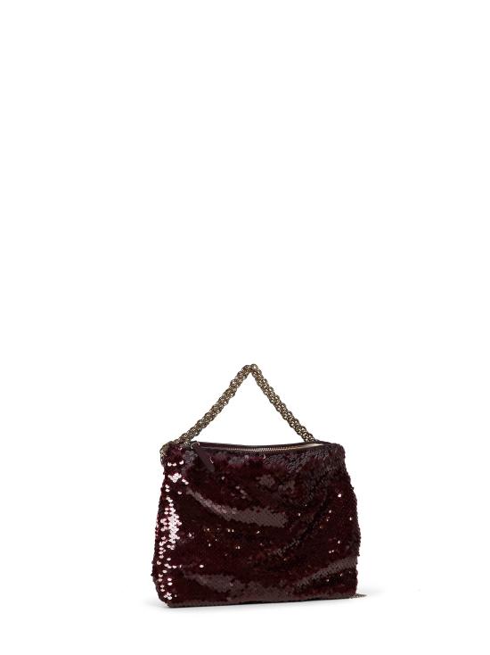 26FW 지미추 클러치/파우치 CALLIEGZDDEEPMERLOTLIGHTGOLD BURGUNDY - JIMMY CHOO