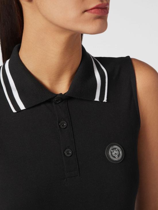 26SS 플레인스포츠 폴로 티셔츠 PACCWTK2828SJY001N 02 Black - PLEIN SPORT