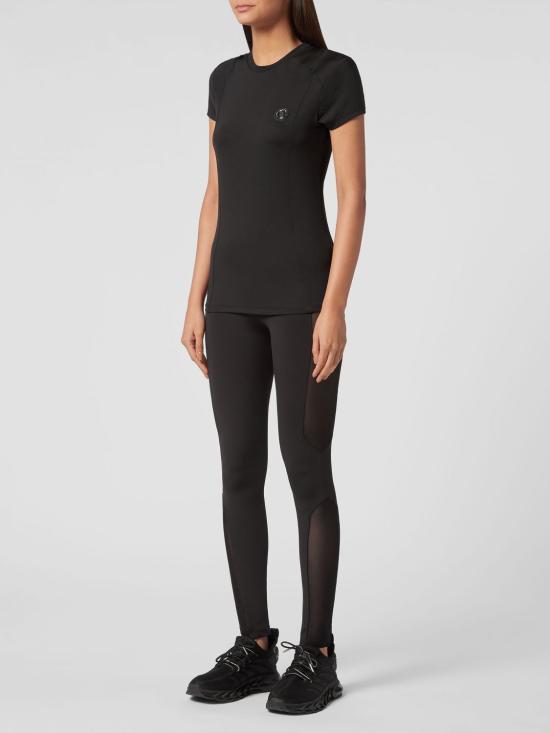 26SS 플레인스포츠 반팔 티셔츠 PACCWTK2831STE003N 02 Black - PLEIN SPORT