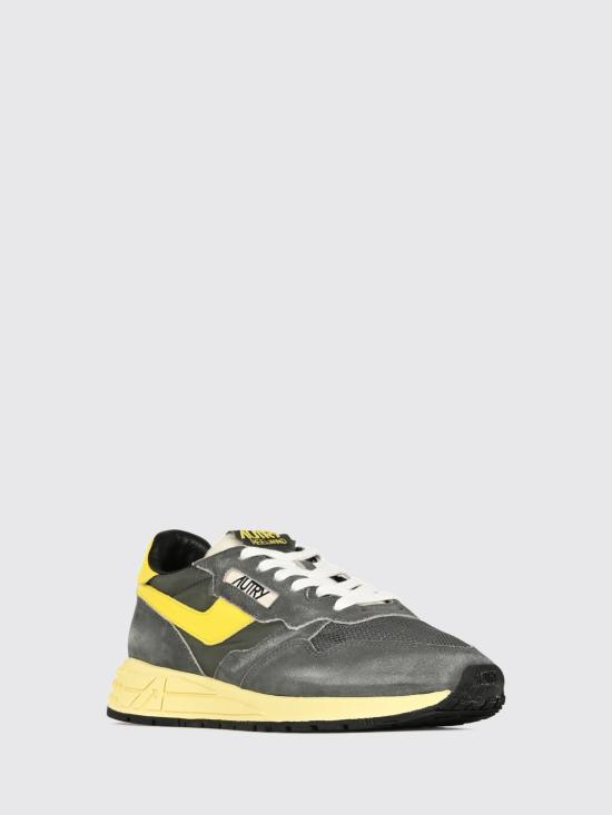 26FW 오트리 릴윈드 로우 나일론 스웨이드 스니커즈 WWLM GQ06 Grey - AUTRY