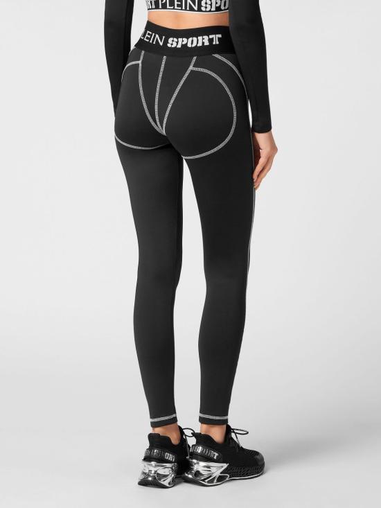 26SS 플레인스포츠 레깅스 FADCWJT1964STE003N 02 Black - PLEIN SPORT