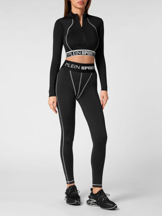 26SS 플레인스포츠 레깅스 FADCWJT1964STE003N 02 Black - PLEIN SPORT