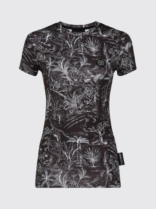26SS 플레인스포츠 반팔 티셔츠 FADCWTK3355STE003N 02 Black - PLEIN SPORT