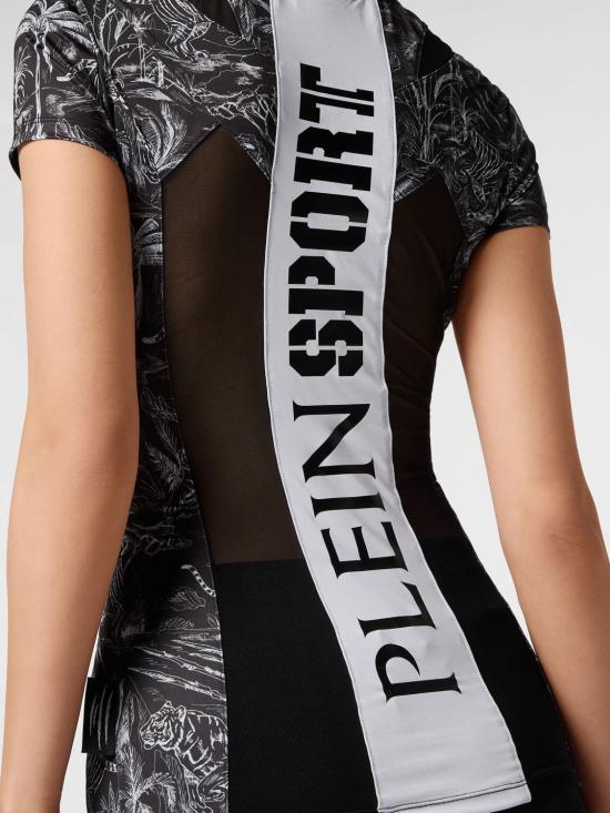 26SS 플레인스포츠 반팔 티셔츠 FADCWTK3355STE003N 02 Black - PLEIN SPORT