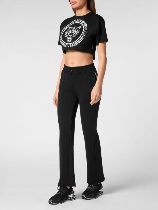 26SS 플레인스포츠 반팔 티셔츠 FADCWTK3365SJY001N 02 Black - PLEIN SPORT