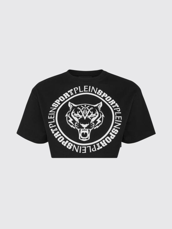 26SS 플레인스포츠 반팔 티셔츠 FADCWTK3365SJY001N 02 Black - PLEIN SPORT