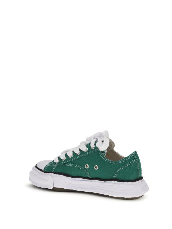26SS 메종 미하라 야스히로 피터슨23 OG 솔 캔버스 로우탑 A11FW702 GREEN - MAISON MIHARA YASUHIRO